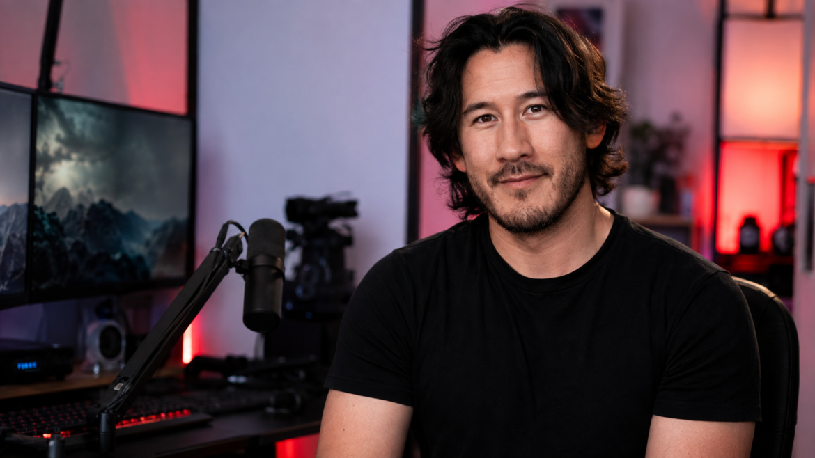 Markiplier in a modern creator studio for How Old Is Markiplier article